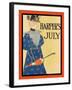 Harper's July-Edward Penfield-Framed Art Print