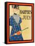 Harper's July-Edward Penfield-Framed Stretched Canvas