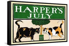 Harper's July-Edward Penfield-Framed Stretched Canvas