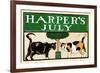 Harper's July-Edward Penfield-Framed Art Print