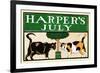 Harper's July-Edward Penfield-Framed Art Print