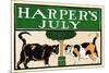 Harper's July-Edward Penfield-Mounted Art Print