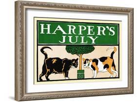 Harper's July-Edward Penfield-Framed Art Print