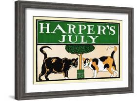 Harper's July-Edward Penfield-Framed Art Print