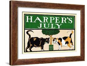 Harper's July-Edward Penfield-Framed Art Print