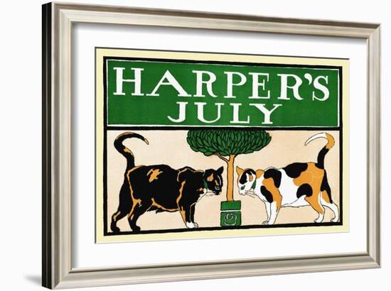 Harper's July-Edward Penfield-Framed Art Print