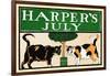 Harper's July-Edward Penfield-Framed Art Print