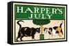 Harper's July-Edward Penfield-Framed Stretched Canvas