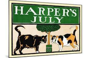 Harper's July-Edward Penfield-Mounted Art Print