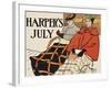 Harper's July-Edward Penfield-Framed Art Print