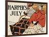 Harper's July-Edward Penfield-Framed Art Print