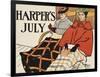 Harper's July-Edward Penfield-Framed Art Print