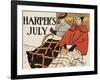 Harper's July-Edward Penfield-Framed Art Print