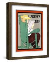 Harper's June-Edward Penfield-Framed Art Print