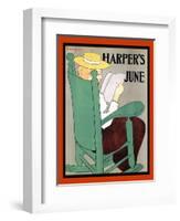 Harper's June-Edward Penfield-Framed Art Print