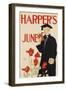 Harper's June-Edward Penfield-Framed Art Print