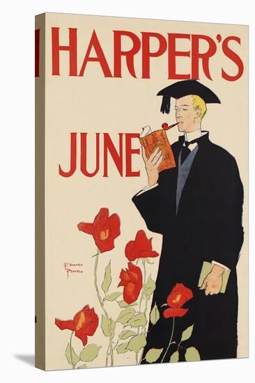 Harper's June-Edward Penfield-Stretched Canvas