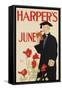 Harper's June-Edward Penfield-Framed Stretched Canvas