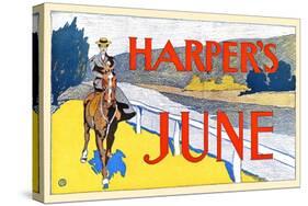 Harper's June-Edward Penfield-Stretched Canvas
