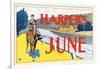 Harper's June-Edward Penfield-Framed Art Print