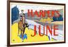 Harper's June-Edward Penfield-Framed Art Print