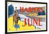 Harper's June-Edward Penfield-Framed Art Print