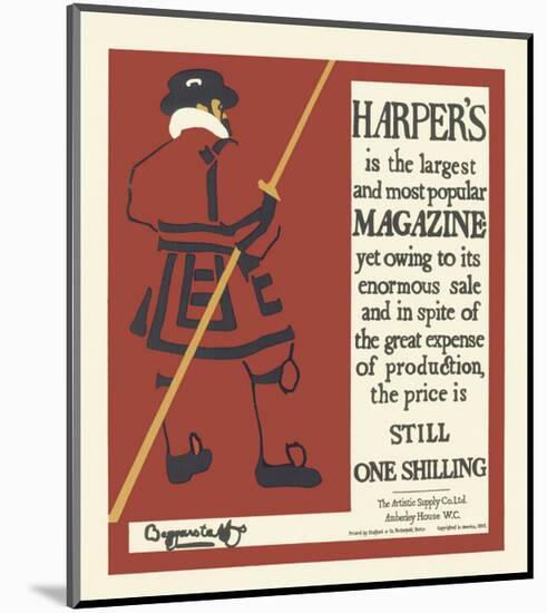 Harper's Magazine, c.1895-null-Mounted Premium Giclee Print