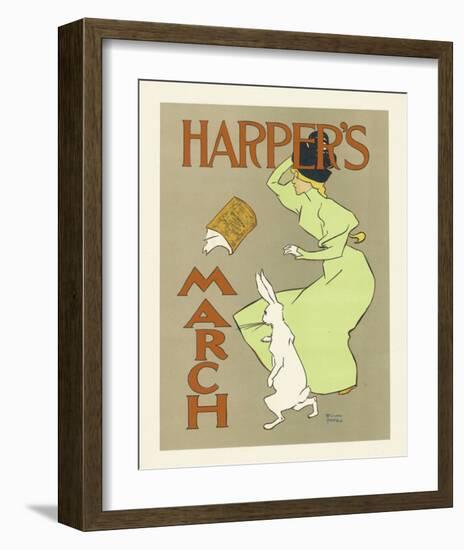 Harper's Magazine, March 1894-Edward Penfield-Framed Premium Giclee Print