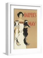 Harper's Magazine, May 1897-Edward Penfield-Framed Premium Giclee Print