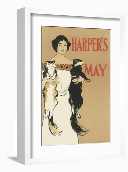 Harper's Magazine, May 1897-Edward Penfield-Framed Premium Giclee Print