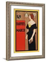 Harper's March-Edward Penfield-Framed Art Print