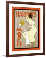 Harper's March-Edward Penfield-Framed Art Print
