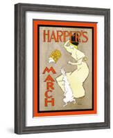 Harper's March-Edward Penfield-Framed Art Print