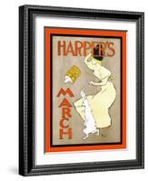 Harper's March-Edward Penfield-Framed Art Print