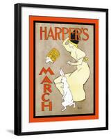 Harper's March-Edward Penfield-Framed Art Print