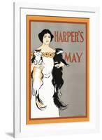 Harper's May-Edward Penfield-Framed Art Print