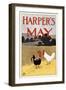 Harper's May-Edward Penfield-Framed Art Print