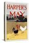 Harper's May-Edward Penfield-Stretched Canvas