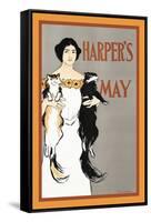 Harper's May-Edward Penfield-Framed Stretched Canvas