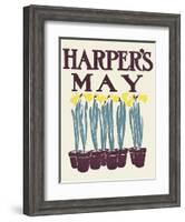 Harper's May-Edward Penfield-Framed Art Print