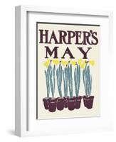 Harper's May-Edward Penfield-Framed Art Print