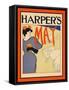 Harper's May-Edward Penfield-Framed Stretched Canvas