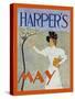 Harper's May-Edward Penfield-Stretched Canvas