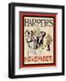 Harper's November-Edward Penfield-Framed Art Print