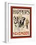 Harper's November-Edward Penfield-Framed Art Print