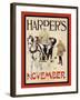 Harper's November-Edward Penfield-Framed Art Print