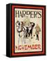 Harper's November-Edward Penfield-Framed Stretched Canvas