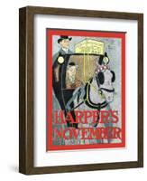 Harper's November-Edward Penfield-Framed Art Print