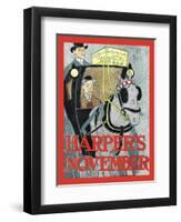 Harper's November-Edward Penfield-Framed Art Print