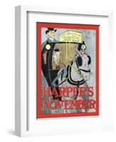 Harper's November-Edward Penfield-Framed Art Print